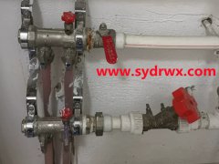 鐵西區昊辰苑地熱閥門漏水更換